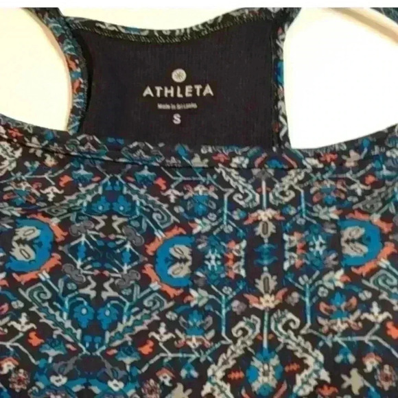 ATHLETA Tapestry Chi Lined Sports Bra Size Small S - Picture 2 of 5